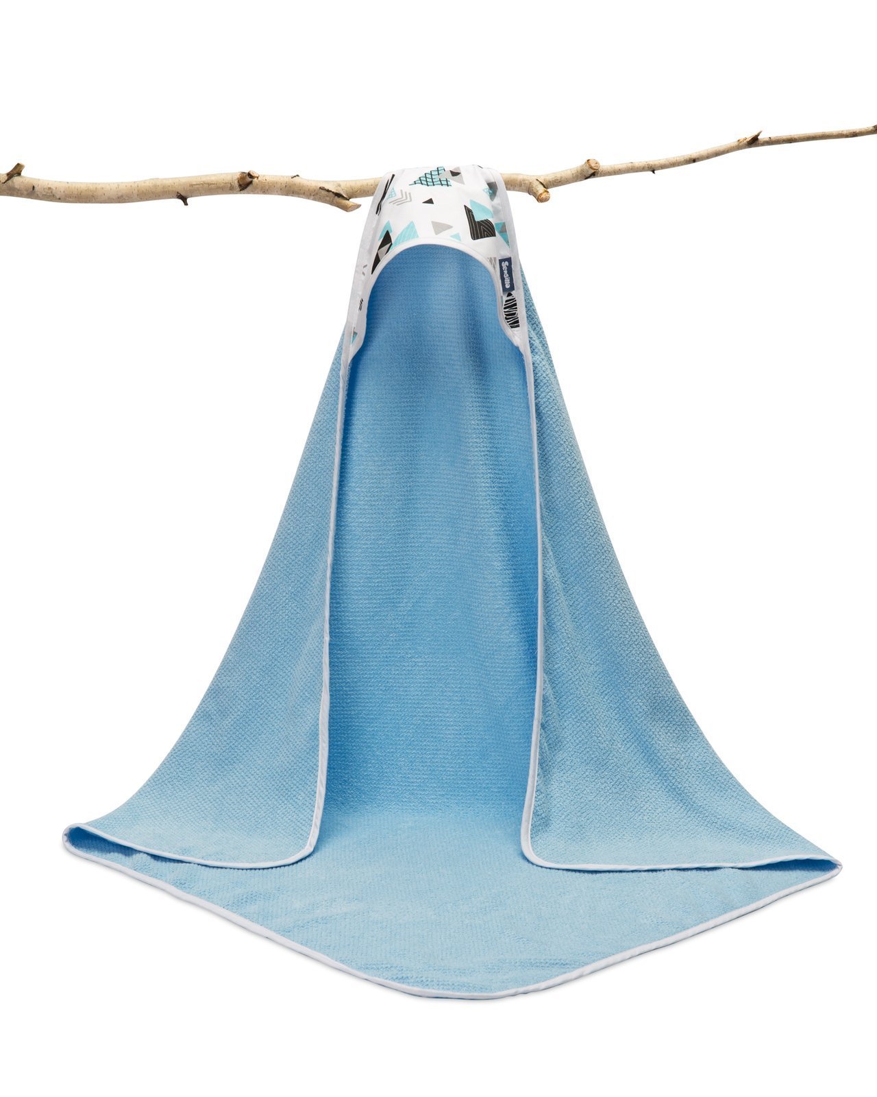 Baby Handtuch Krepp Blau 100x100 cm - Sensillo