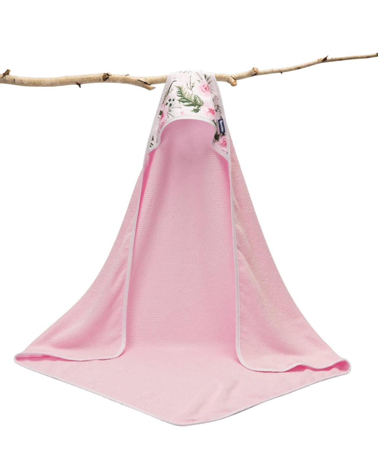 Baby Handtuch Krepp Rosa 100x100 cm - Sensillo