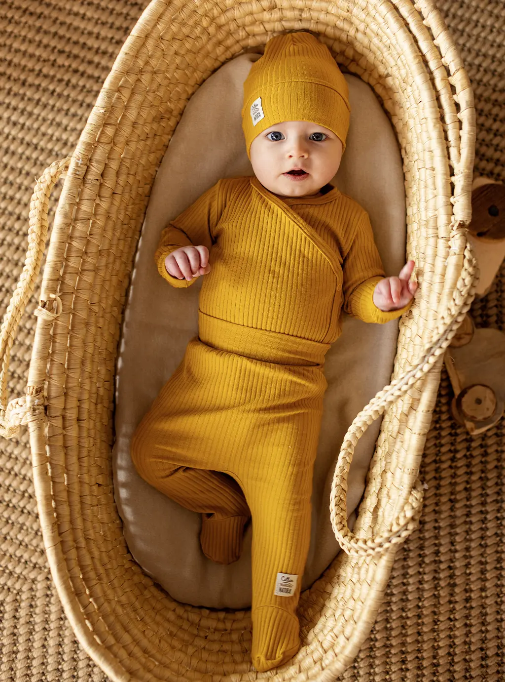 Baby-Schlafanzüge Natural Harmony - Honig