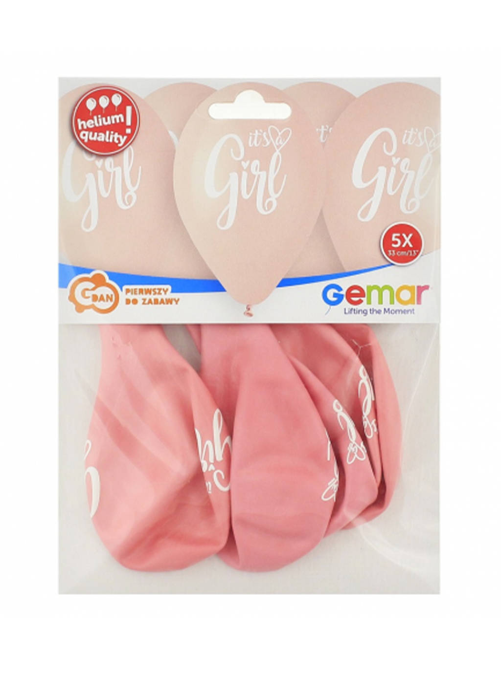 Balony Oh Baby Girl Pastele - Dziewczynka