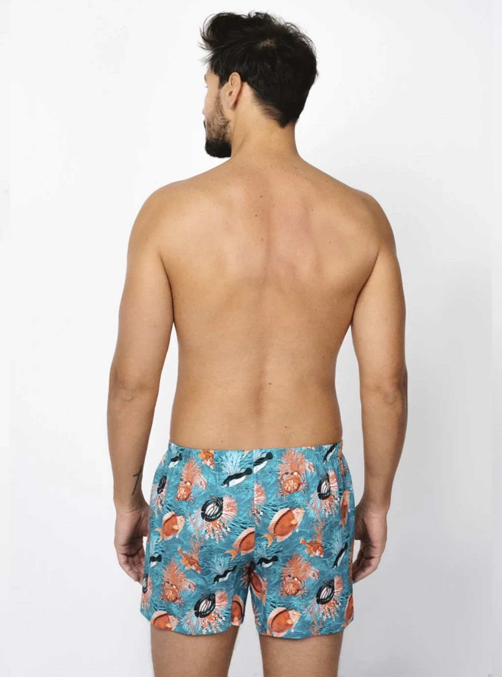 Ocean Herren-Boxershorts mit Krabbenmuster