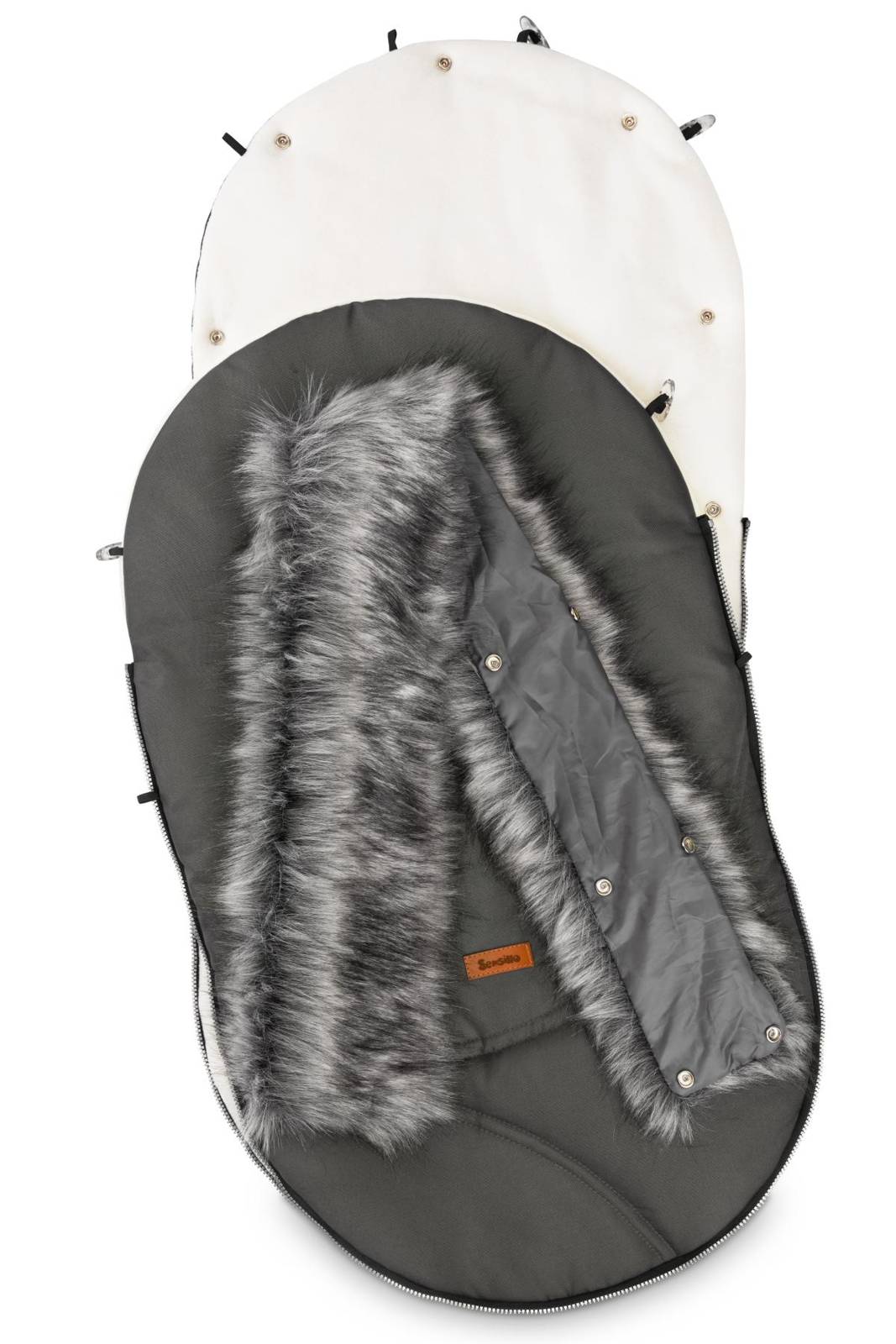 Sensillo Kinderwagen Schlafsack Eskimo Polar- Graphite