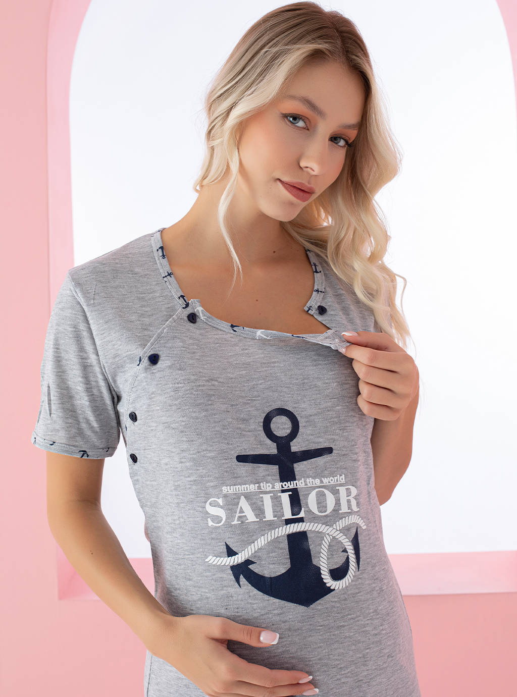 Umstandsshirt - Sailor
