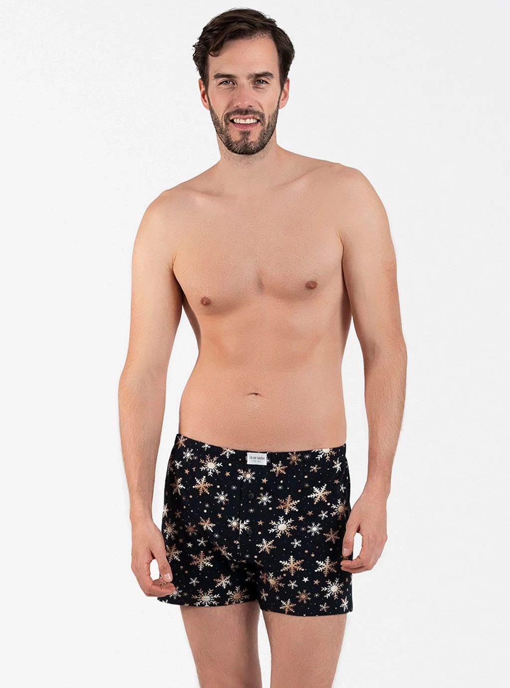 Zermat Herren-Boxershorts, bedruckt