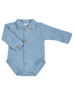  DR Bamboo Musselin-Baby-Shirt – Blau