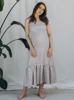  SUMMER BABY Umstands- und Stillkleid, grau kariert