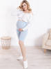 1/3 Umstandsleggings kurz hose - Baby Blue