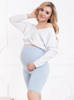 1/3 Umstandsleggings kurz hose - Baby Blue