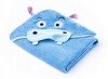 Baby Handtuch Blau Nilpferd 100x100 cm - Sensillo