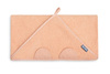 Baby Handtuch Krepp Grau 100x100 cm - Sensillo