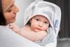 Baby Handtuch Krepp Weiß 100x100 cm - Sensillo