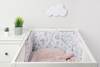Bettumrandung für Kinderbett Waffel Flusspferde - Sensillo