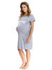 Doctor Nap Koszula ciążowa 9504- Fuchsia