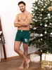 Kras Herren-Boxershorts grün