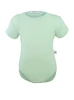 Kurzarm-Baby-Body – Farbe Aqua