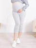 Kurze umstandsleggings 3/4 grau