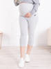 Kurze umstandsleggings 3/4 grau