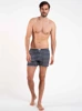 Lars Herren-Boxershorts, Graphitdruck