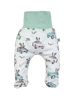 Retro Badger Baby-Schlafanzug-Shorts – Aqua