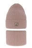 Winterset Mädchen: Mütze und Schlauchschal in Rosa Georgina