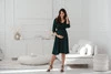  Lovely Dress Midi-Umstands- und Stillkleid, 3/4-Ärmel, Marineblau