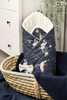 Minky Babyhörnchen –  Kranich Marineblau