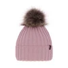 Wintermütze Damen aus Merinowolle in Rosa Texa