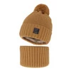 Winterset für Jungen: Mütze und Schlauchschal in Camel Conan