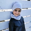 Herbst und Frühlingsset Jungen: Mütze und Schlauchschal khaki Hazel