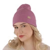 Damenmütze Frühling- Winter Grün 100% extrafeine Merinowolle Sophie