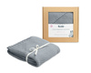 Babydecke mit Kapuze Graphit - Sensillo