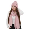 Winterset Damen: Mütze und Schal, Winter, rosa, mit Merinowolle, Seala