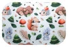 Pieluszka Tetrowa Motylki Różowe 70x80