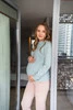 Milk Please Umstands- und Still-Sweatshirt, Mint