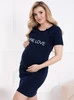 Umstandsshirt PURE LOVE - Marineblau