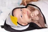 Baby Handtuch Weiß Pinguin 100x100 cm - Sensillo