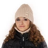 Winterset Mädchen: Mütze und Schlauchschal Camel Sula