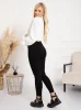Gerippte Umstandsleggings Paris - Schwarz