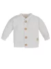 Natürliches Waffel-Baby-Sweatshirt – Weiß