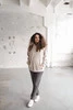 Übergroßes Umstands- und Still-Sweatshirt von Motherhood, hellbeige