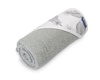Baby Handtuch Krepp Grau 100x100 cm - Sensillo