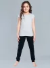 Tola Mädchen-T-Shirt, kurze Ärmel, Melange