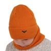Winterset für Jungen: Mütze und Schlauchschal in Orange Romeo
