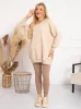 Gestreifte London-Leggings – Cappuccino