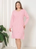 DR Plus Size Umstandsshirt Polka Dots – Puder
