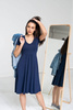  Mommy Chic Umstands- und Stillkleid, Marineblau