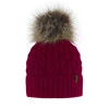 Wintermütze Damen mit Bommel Rot Katty