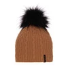 Wintermütze Damen mit Bommel Camel Xena