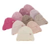 Wintermütze für Mädchen, beige, mit Merinowolle, Punia