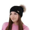 Wintermütze Damen aus Merinowolle in Camel Bafi